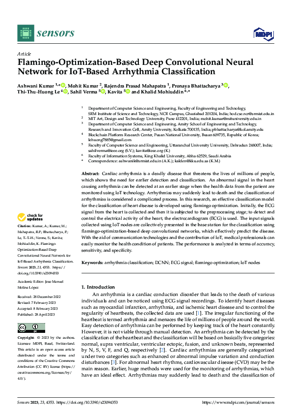 (PDF) Flamingo-Optimization-Based Deep Convolutional Neural Network for