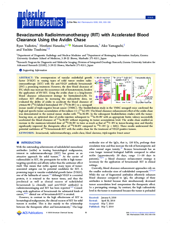 (PDF) Bevacizumab Radioimmunotherapy (RIT) with Accelerated Blood ...