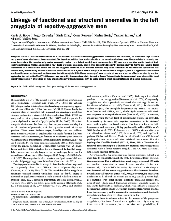 (PDF) Linkage of functional and structural anomalies in the left ...