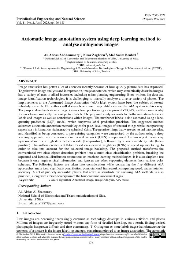 (PDF) Automatic image annotation system using deep learning method to ...