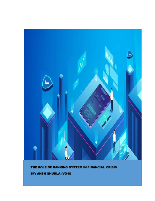 (PDF) The Role of Banking system in Financial Crisis