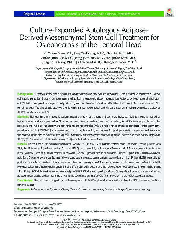 (PDF) Culture-Expanded Autologous Adipose-Derived Mesenchymal Stem Cell ...