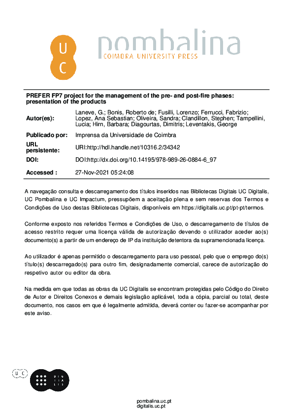 Pdf Forest Fire Research