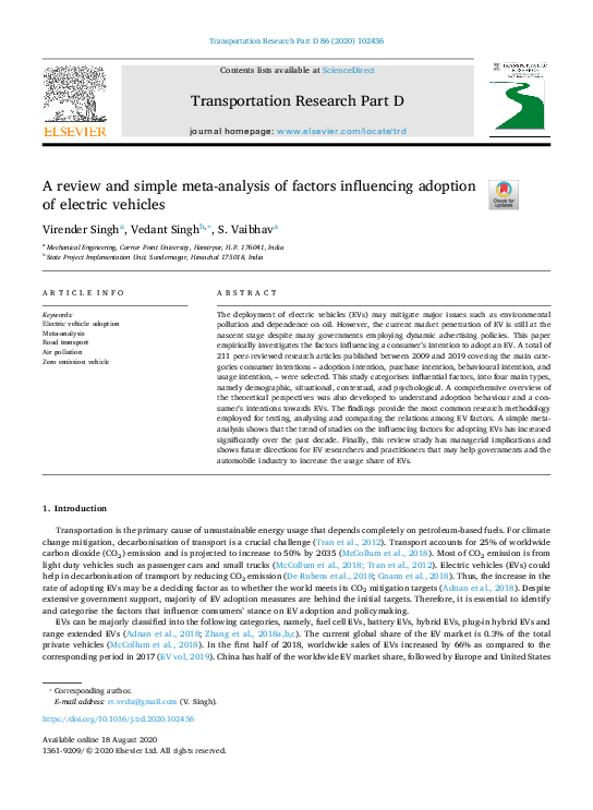 (PDF) A review and simple meta-analysis of factors influencing adoption ...