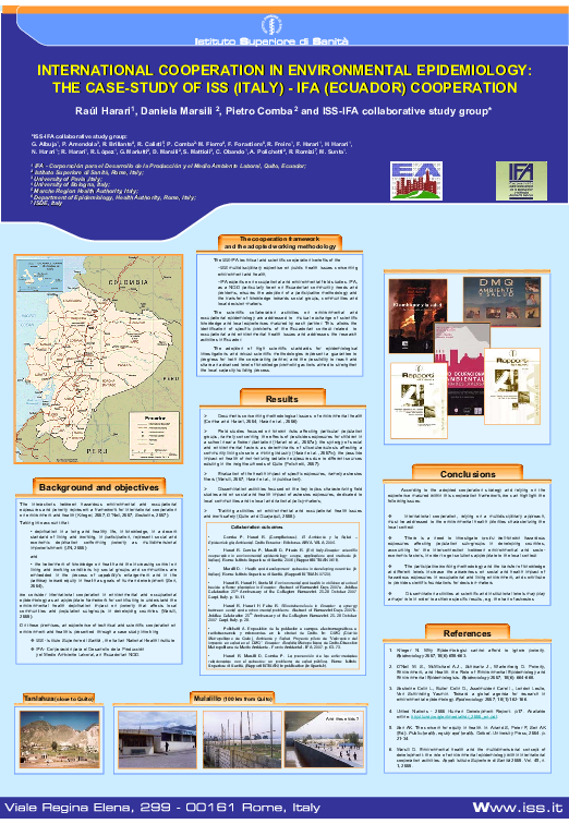 (PDF) International Cooperation in Environmental Epidemiology: The Case ...