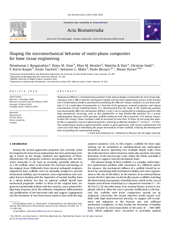(PDF) Shaping the micromechanical behavior of multi-phase composites ...