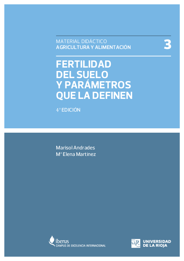 (PDF) Fertilidad del suelo y parámetros que la definen