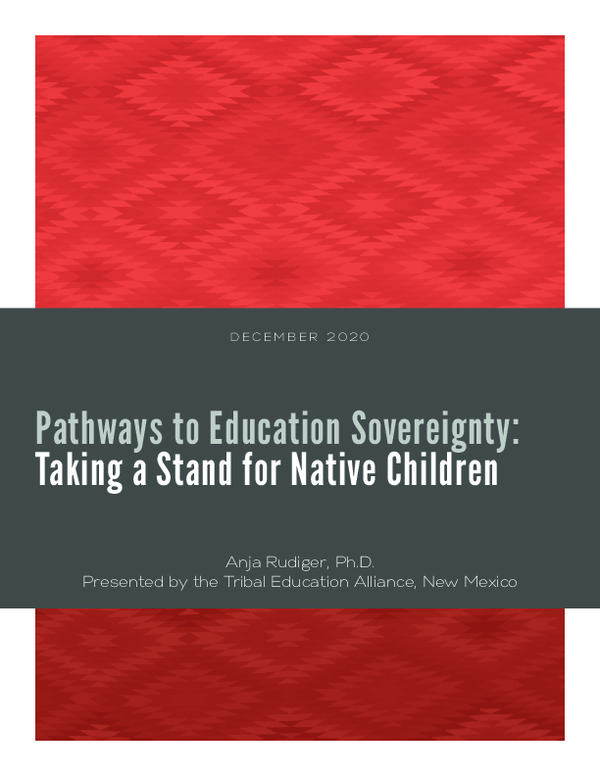 (PDF) Pathways to Education Sovereignty: Taking a Stand for Native Children