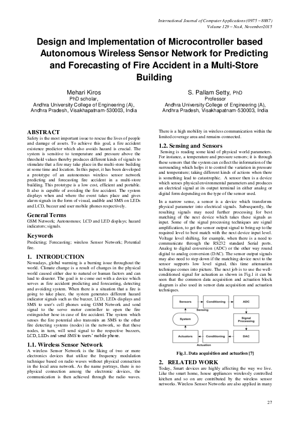 (PDF) Design and Implementation of Microcontroller based Autonomous ...