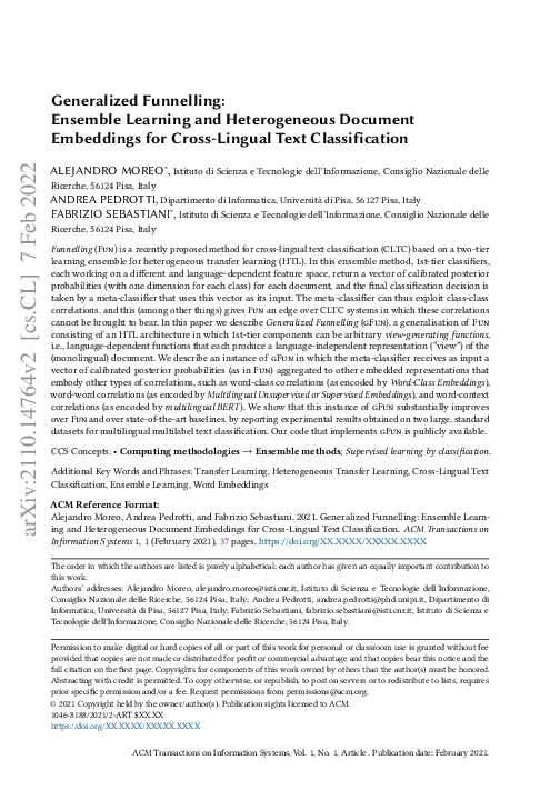 (PDF) Heterogeneous document embeddings for cross-lingual text ...