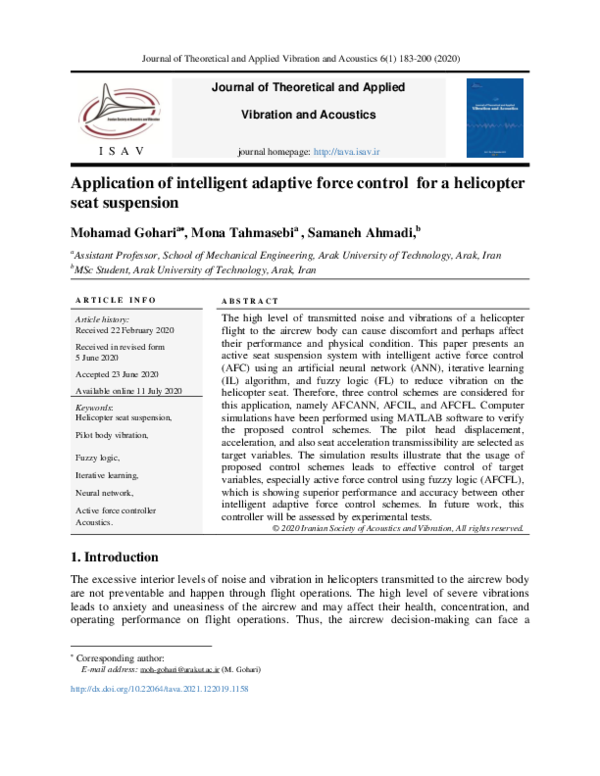 (PDF) Application of intelligent adaptive force control for a ...