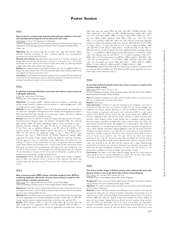 (PDF) Poster Session