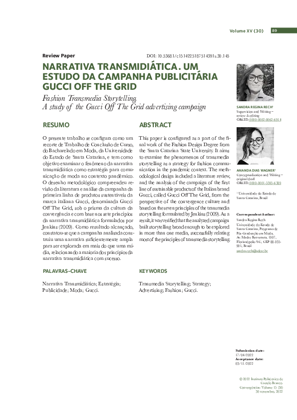 (PDF) Narrativa transmidiática