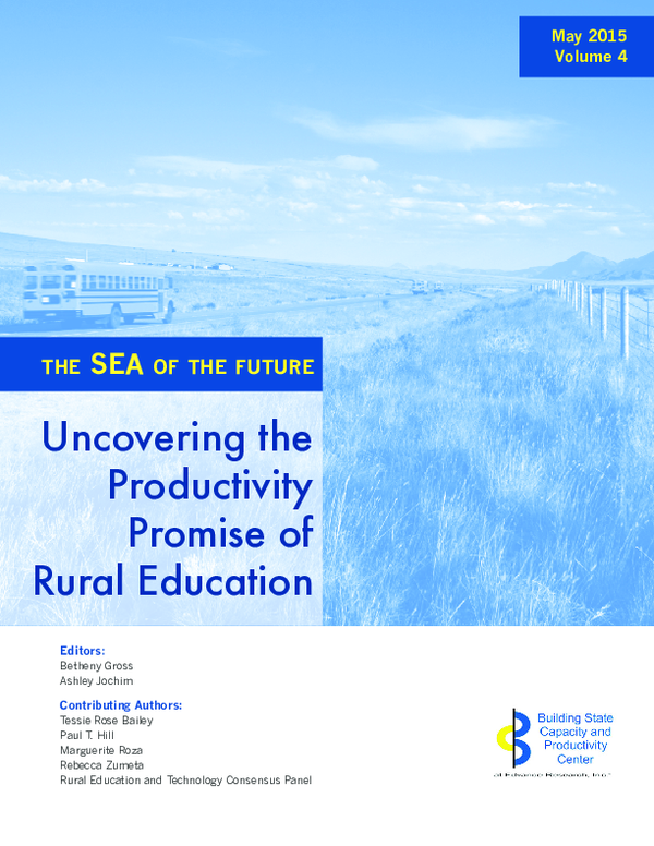 (PDF) Uncovering the Productivity Promise of Rural Education