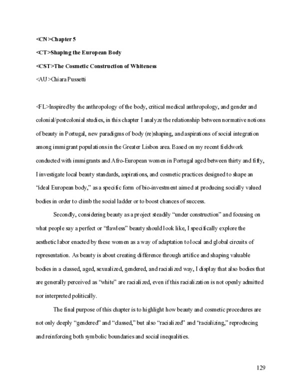(PDF) Shaping the european body