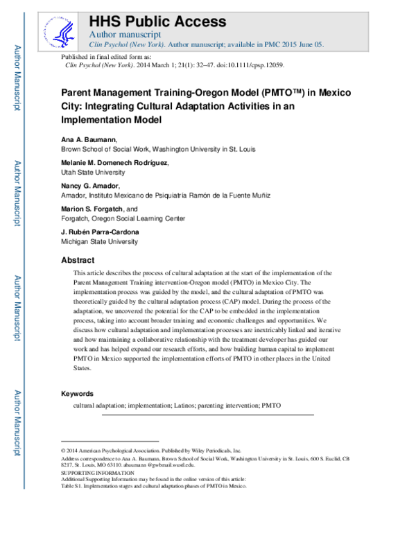 pdf-parent-management-training-oregon-model-pmto-in-mexico-city