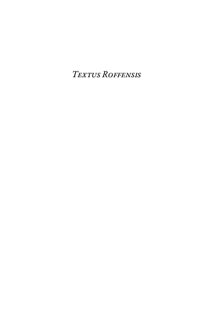 (PDF) Textus Roffensis An Introduction Bruce O'Brien Academia.edu