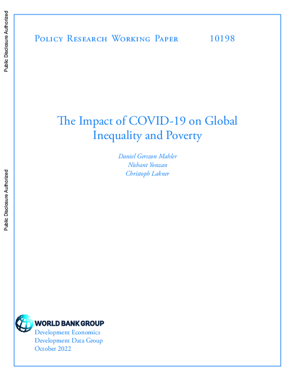 (PDF) The Impact of COVID-19 on Global Inequality and Poverty
