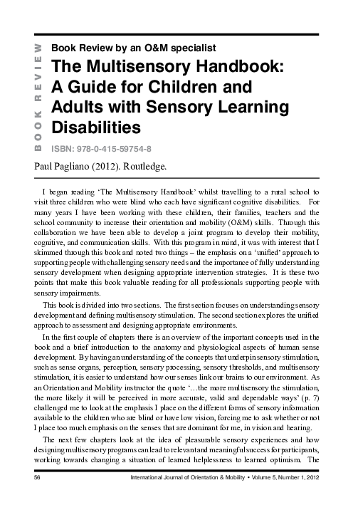 (PDF) The Multisensory Handbook: A Guide for Children and Adults with ...