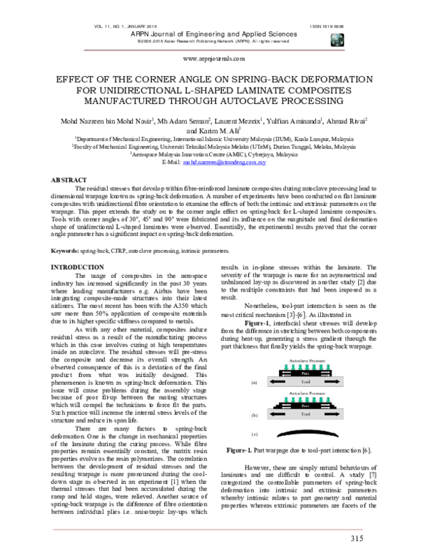 (PDF) Effect of the corner angle on spring-back deformation for ...