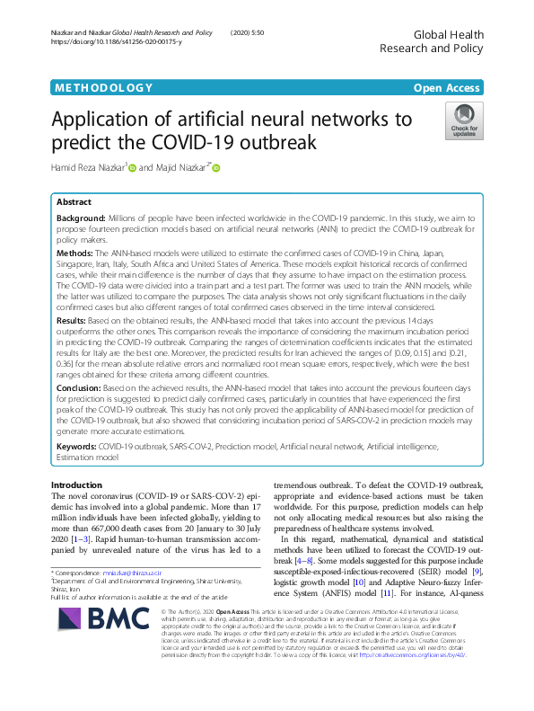 (PDF) Application of artificial neural network to predict thermal ...