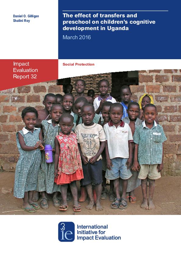 (PDF) The effect of transfers and preschool on children’s cognitive ...
