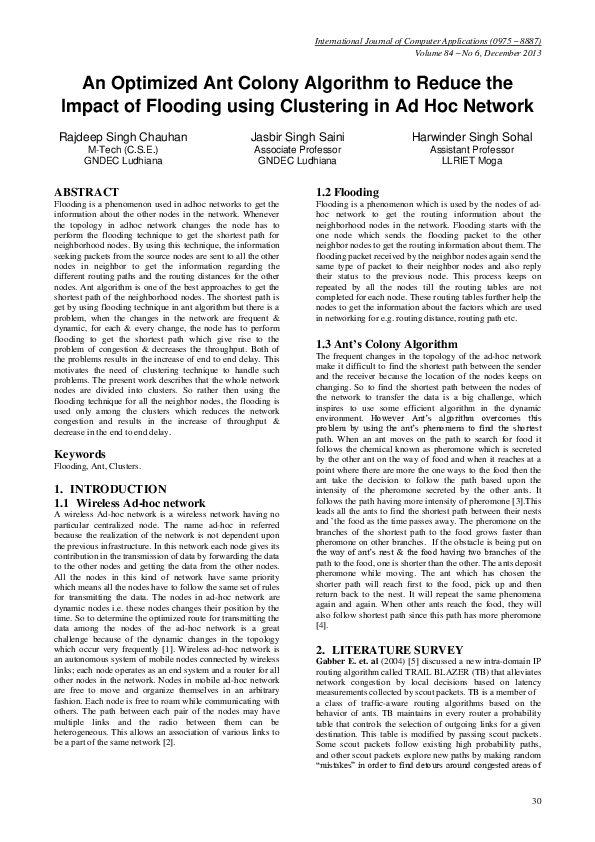 (PDF) An Optimized Ant Colony Algorithm to Reduce the Impact of ...