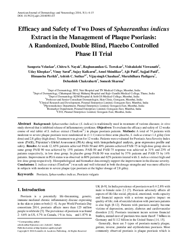 (PDF) Efficacy and safety of secukinumab in the treatment of moderate ...