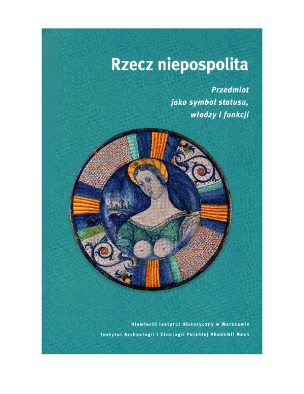 Zegary, cytra i złoto, czyli o symbolice darów w dyplomacji Teodoryka Wielkiego [w:] Rzecz niepospolita. Przedmiot jako symbol statusu, władzy i funkcji
       w średniowieczu i w epoce nowożytnej, ed. M. Saczyńska-Vercamer, E. Wółkiewicz, Warszawa 2022, s. 13-24