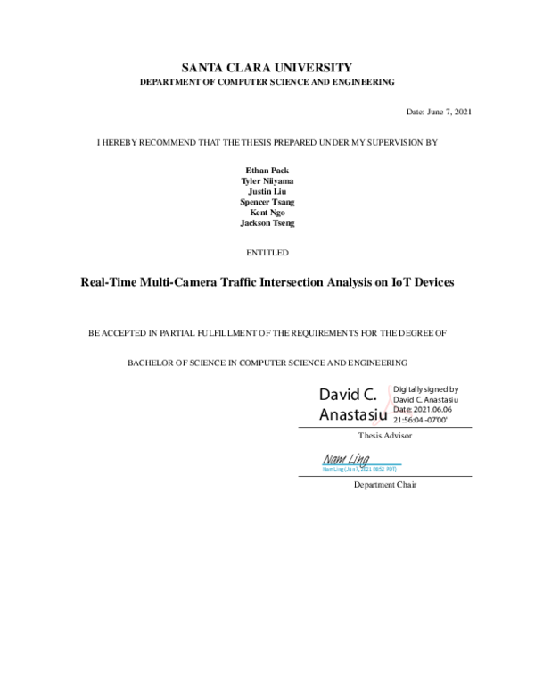 (PDF) Real-Time Multi-Camera Traffic Intersection Analysis on IoT Devices