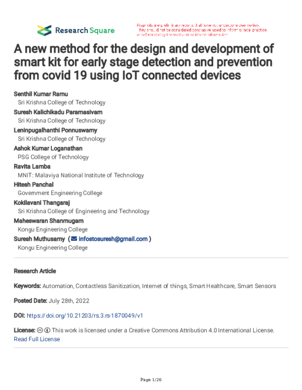 (PDF) A new method for the design and development of smart kit for ...
