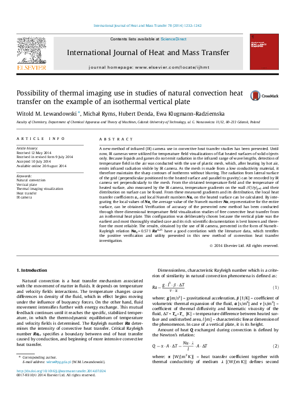 (PDF) Possibility of thermal imaging use in studies of natural ...