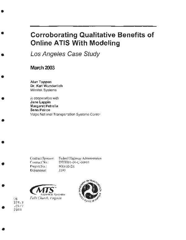 pdf-corroborating-qualitative-benefits-of-online-atis-with-modeling