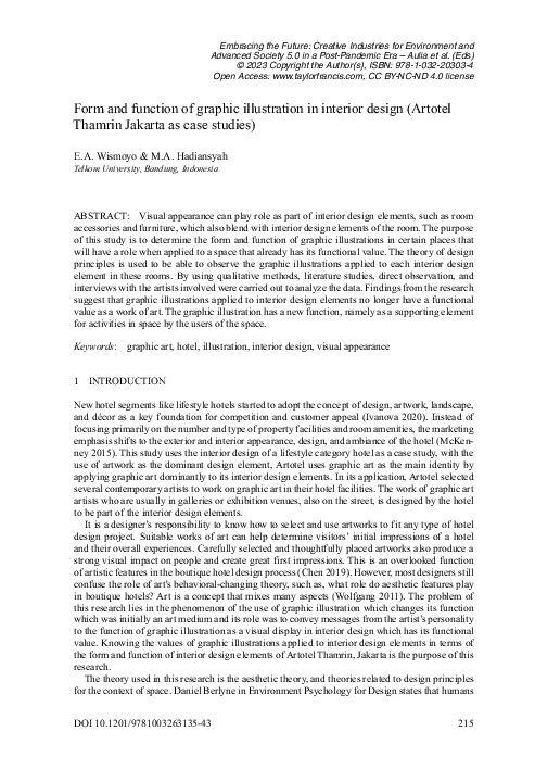 (PDF) Form and function of graphic illustration in interior design ...