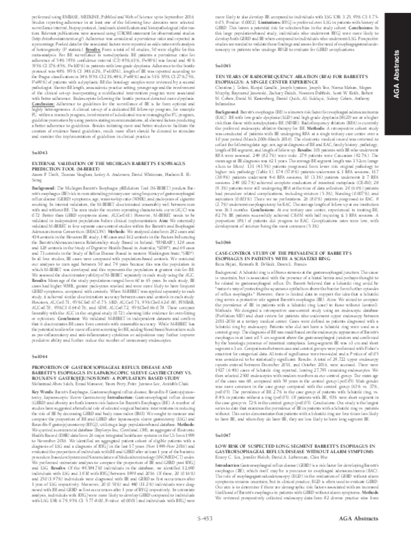 (PDF) Ten Years of Radiofrequency Ablation (RFA) for Barrett's ...
