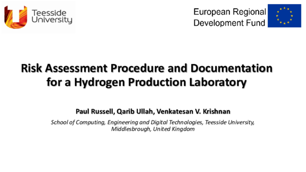 (PDF) Risk Assessment Procedure and Documentation for a Hydrogen ...