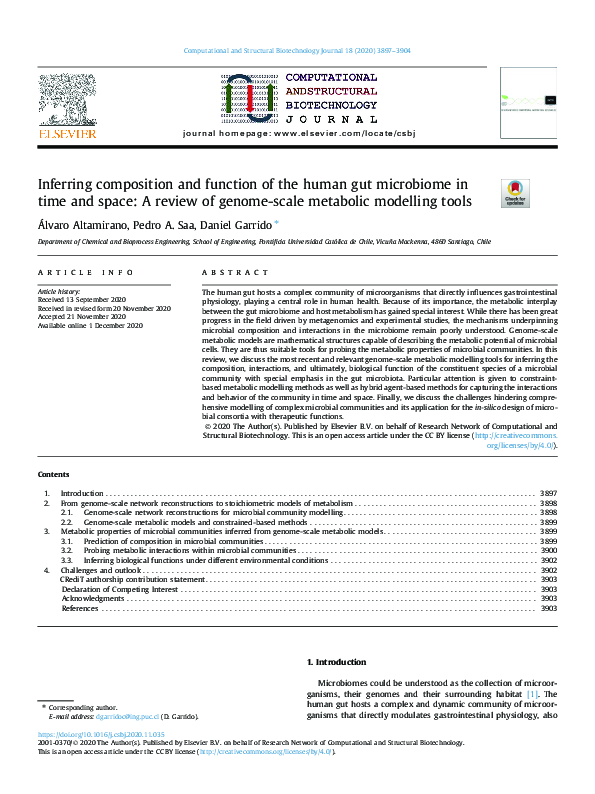 (PDF) Inferring composition and function of the human gut microbiome in ...