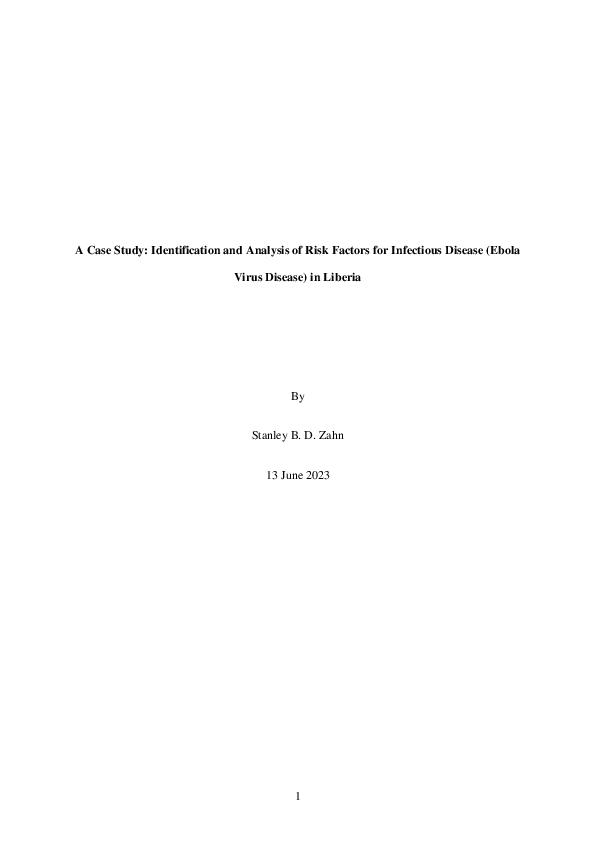 (PDF) A Case Study: Identifying and Analysing Risk Factors of ...