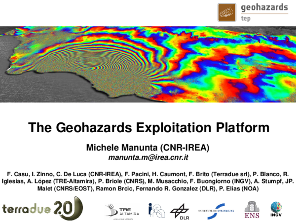 (PDF) The Geohazards Exploitation Platform