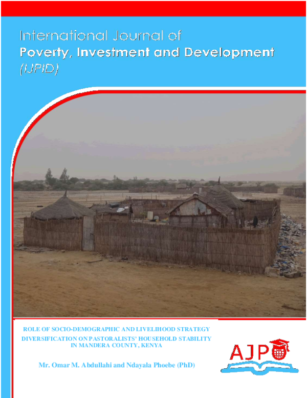 (PDF) Role of Socio-Demographic and Livelihood Strategy Diversification ...