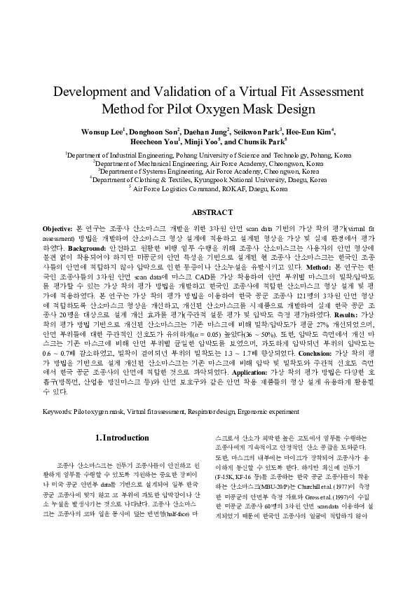 (PDF) Development and Validation of a Virtual Fit Assessment Method for ...
