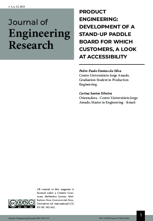 (PDF) PRODUCT ENGINEERING: DEVELOPMENT OF A STAND-UP PADDLE BOARD FOR ...