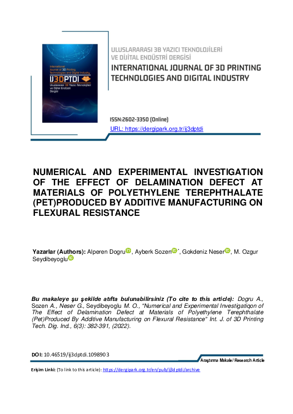 (PDF) Numerical and Experimental Investigation of the Effect of ...