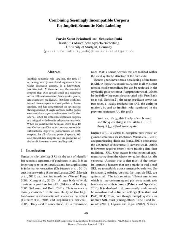 (PDF) Combining Seemingly Incompatible Corpora for Implicit Semantic ...