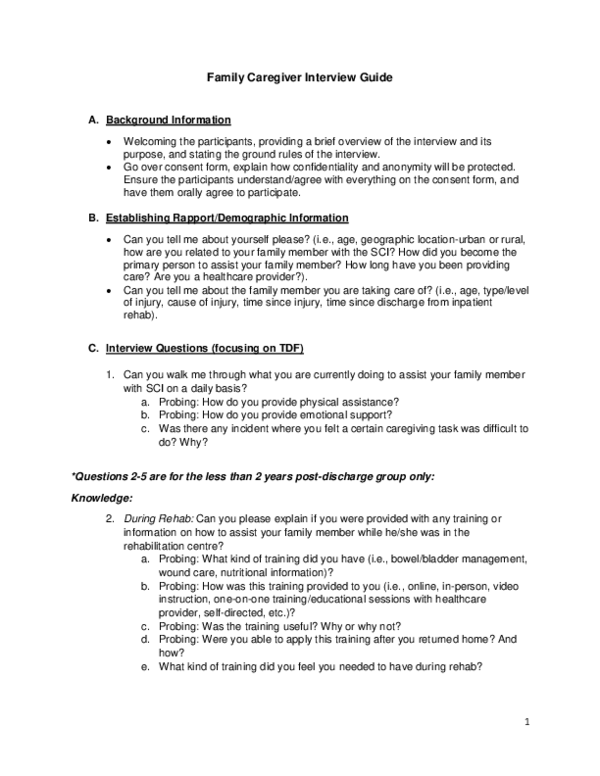 (PDF) Facilitators and barriers to supporting individuals with spinal ...