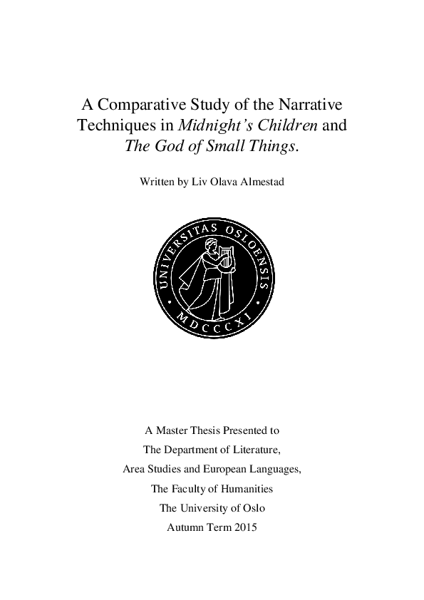 (PDF) A Comparative Study of the Narrative Techniques in Midnight s ...