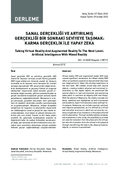 (PDF) TAKING VIRTUAL REALITY AND AUGMENTED REALITY TO THE NEXT LEVEL ...