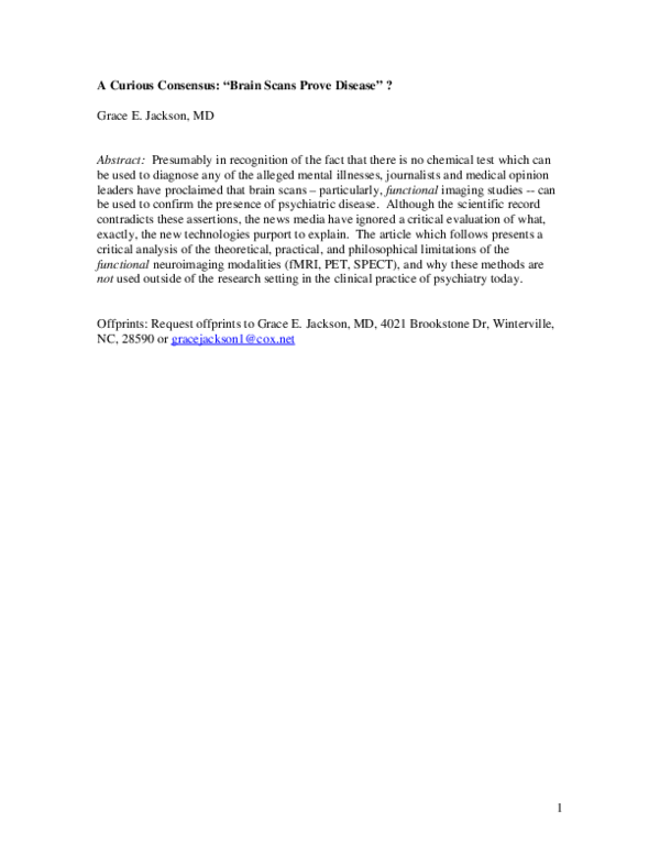 (PDF) A Curious Consensus: 