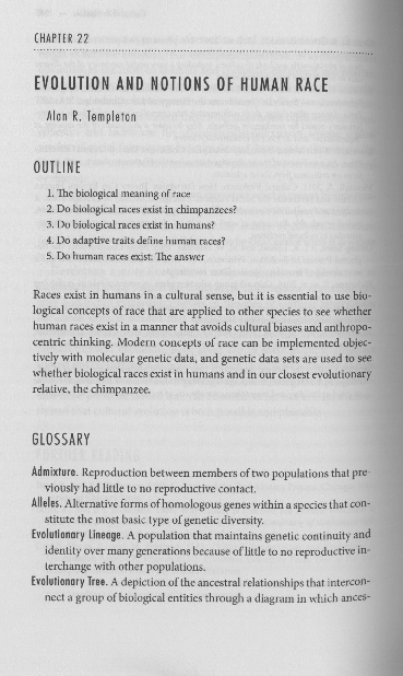 (PDF) EVOLUTION AND NOTIONS OF HUMAN RACE