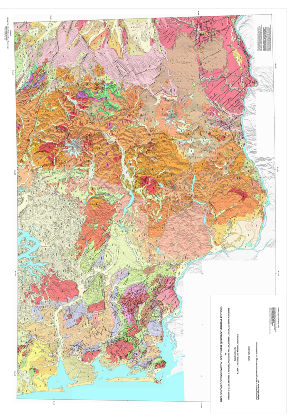 (PDF) Geological map of Washington - Southwest quadrant (digital edition)